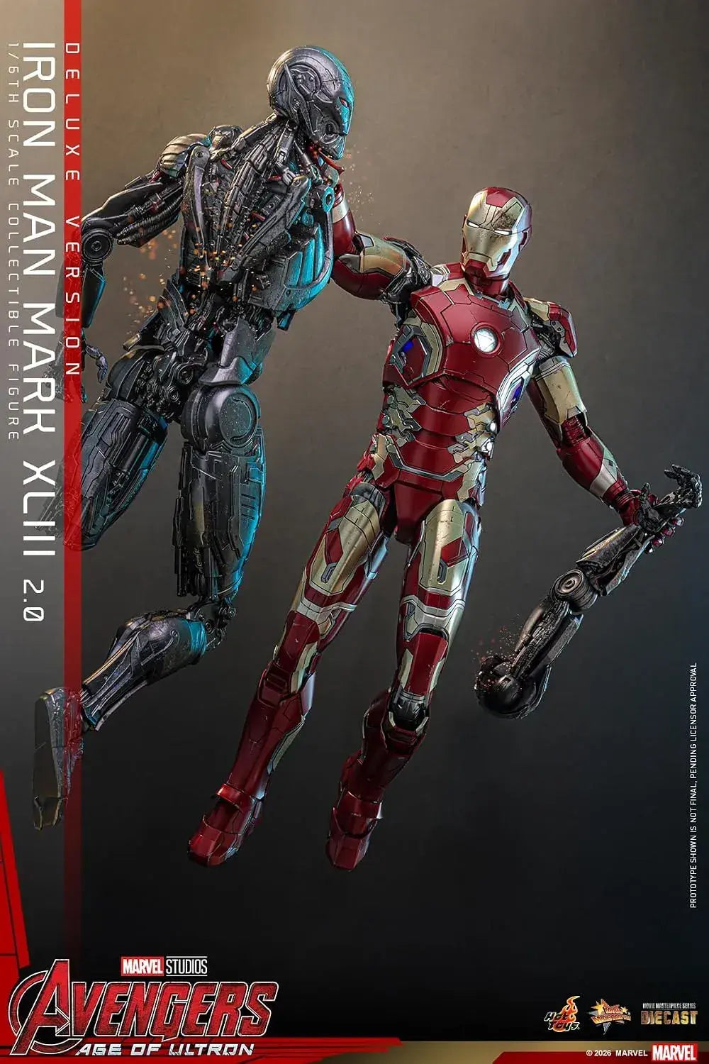 Hot Toys Iron Man Mark 43 1/6 Scale Figure Deluxe Collectible