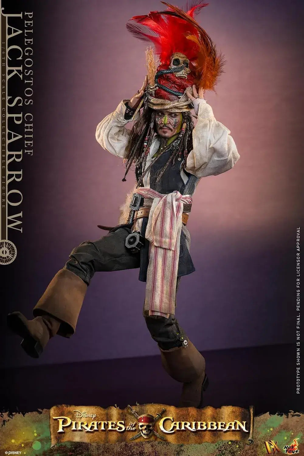 Hot Toys Jack Sparrow Deadmans Chest Deluxe 1/6 Scale Figure