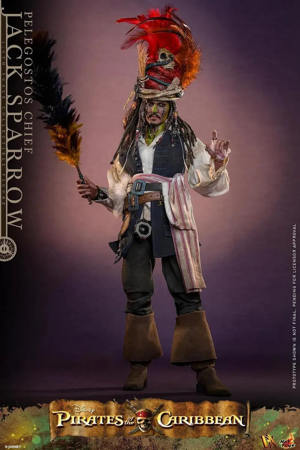 Hot Toys Jack Sparrow Deadmans Chest Deluxe 1/6 Scale Figure