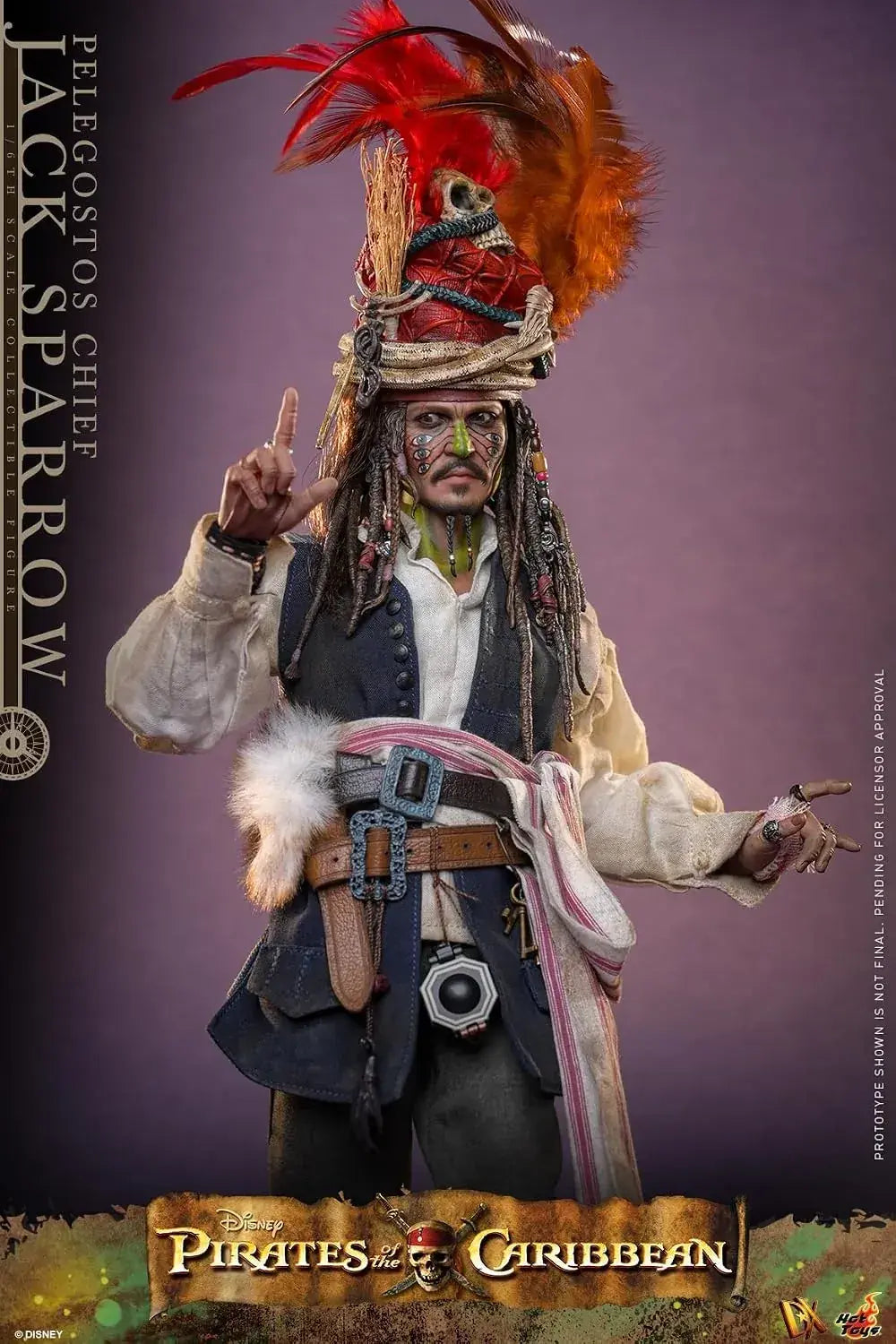 Hot Toys Jack Sparrow Deadmans Chest Deluxe 1/6 Scale Figure