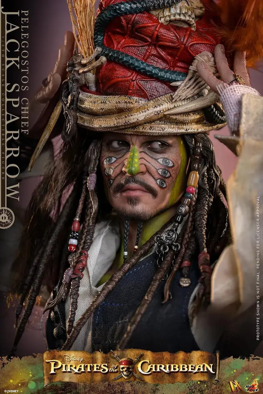 Hot Toys Jack Sparrow Deadmans Chest Deluxe 1/6 Scale Figure