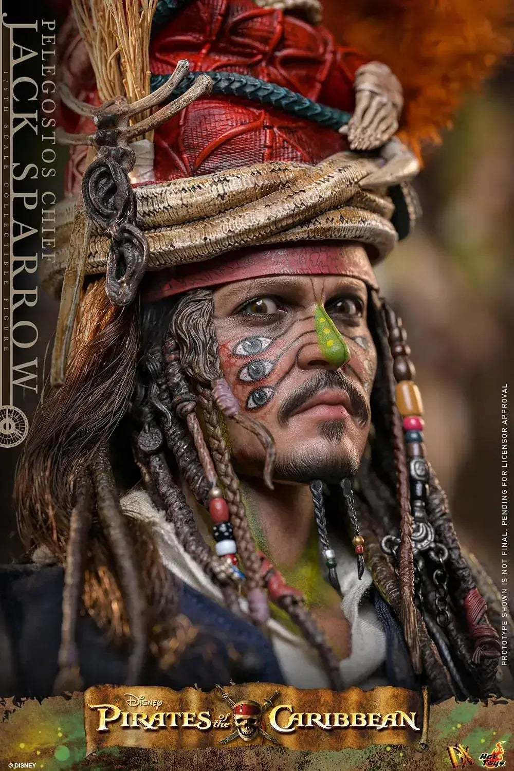 Hot Toys Jack Sparrow Deadmans Chest Deluxe 1/6 Scale Figure