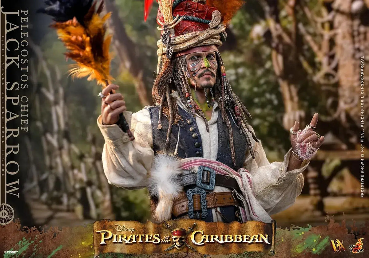 Hot Toys Jack Sparrow Deadmans Chest Deluxe 1/6 Scale Figure