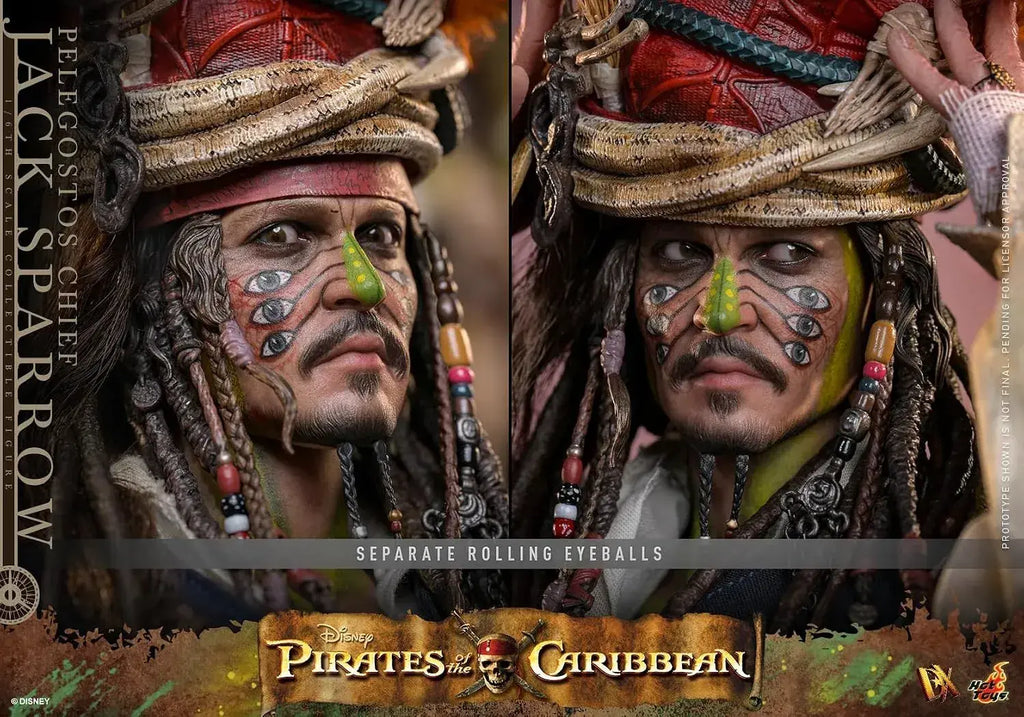 Hot Toys Jack Sparrow Deadmans Chest Deluxe 1/6 Scale Figure