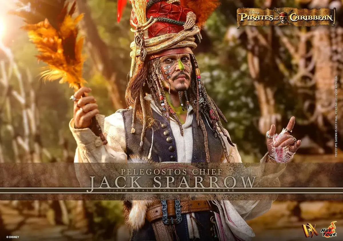 Hot Toys Jack Sparrow Deadmans Chest Deluxe 1/6 Scale Figure