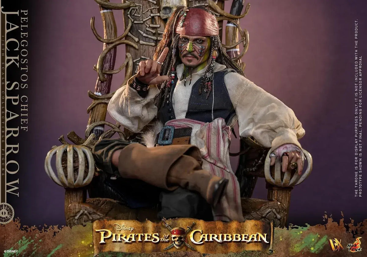 Hot Toys Jack Sparrow Deadmans Chest Deluxe 1/6 Scale Figure