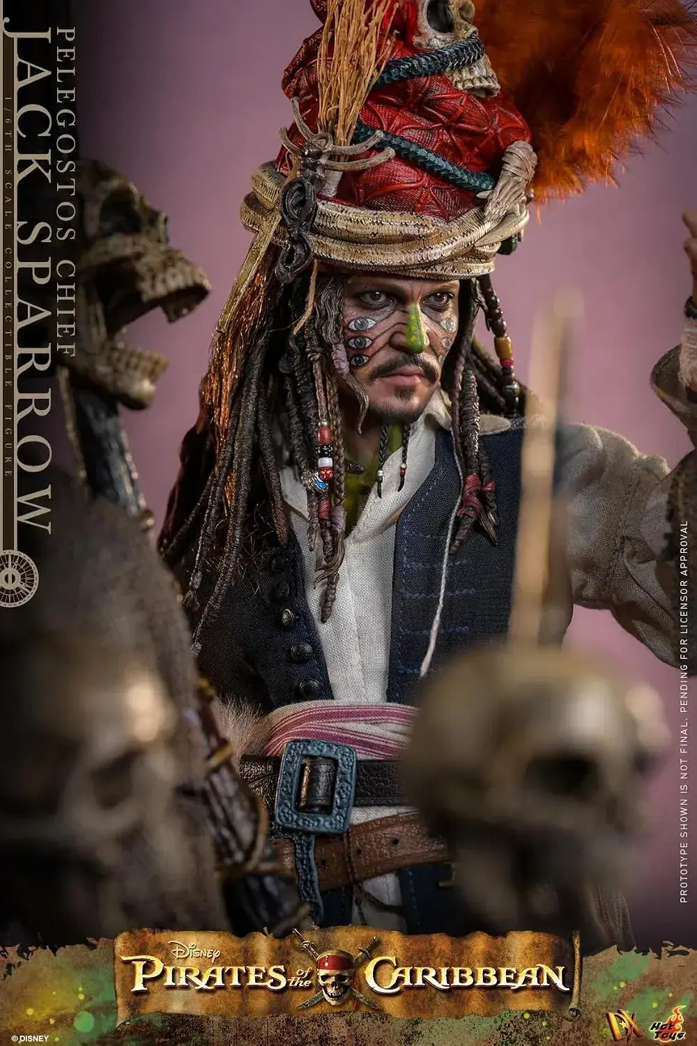 Hot Toys Jack Sparrow Deadmans Chest Deluxe 1/6 Scale Figure