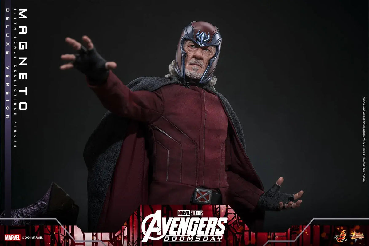 Hot Toys Magneto Avengers Doomsday Deluxe 1/6 Scale Display Figure