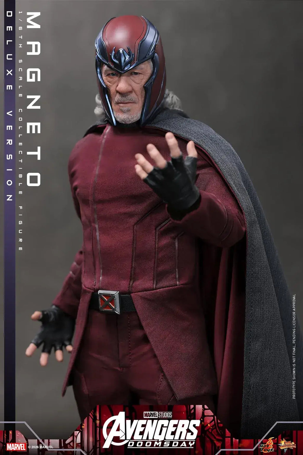 Hot Toys Magneto Avengers Doomsday Deluxe 1/6 Scale Display Figure