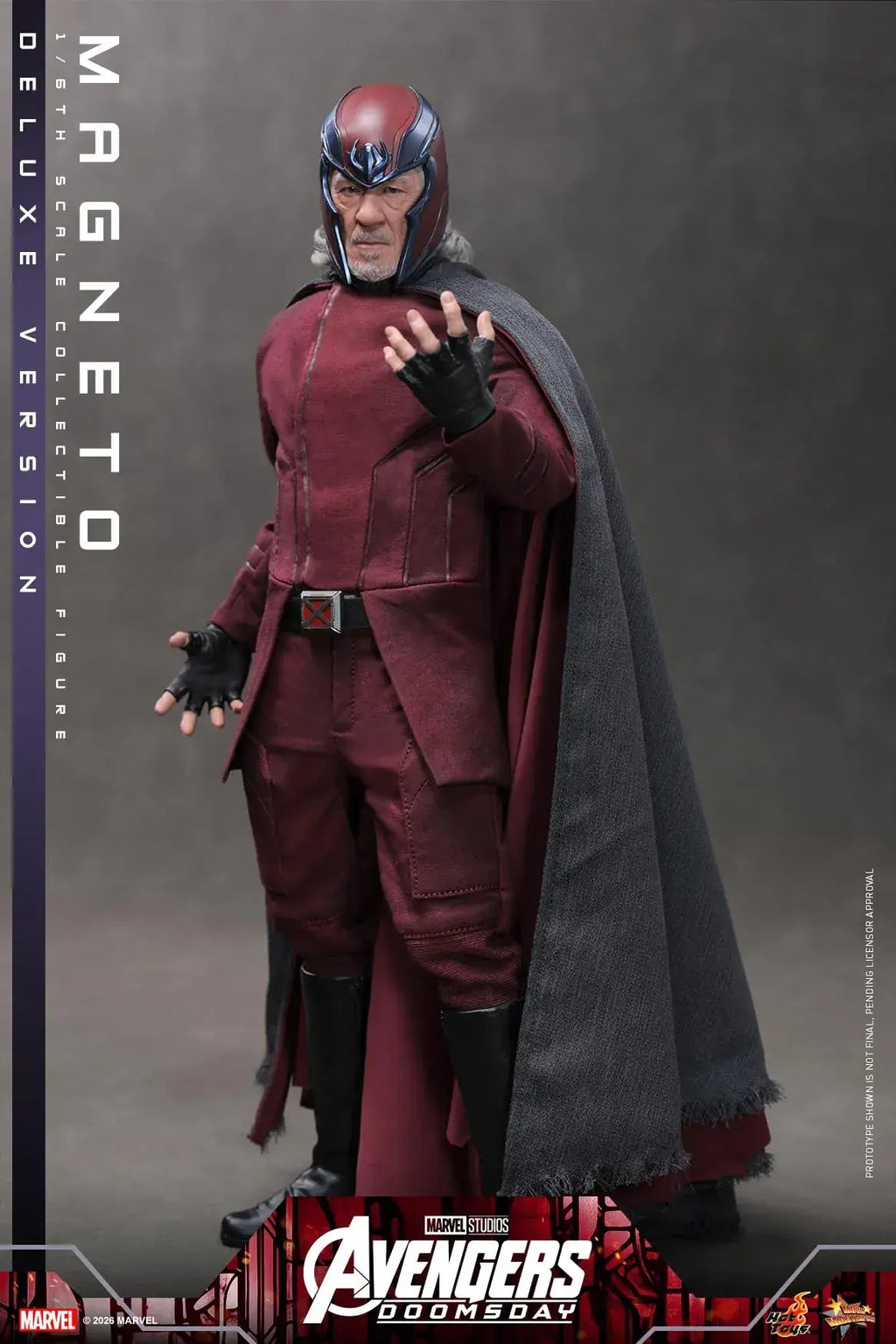 Hot Toys Magneto Avengers Doomsday Deluxe 1/6 Scale Display Figure