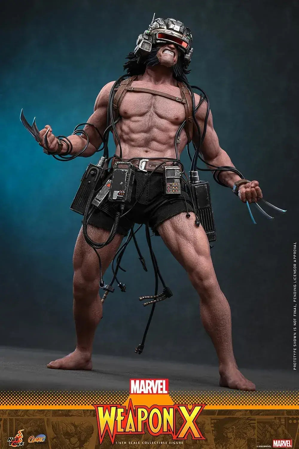 Hot Toys Marvel Weapon X Masterpiece Articulated 1/6 Scale Figure