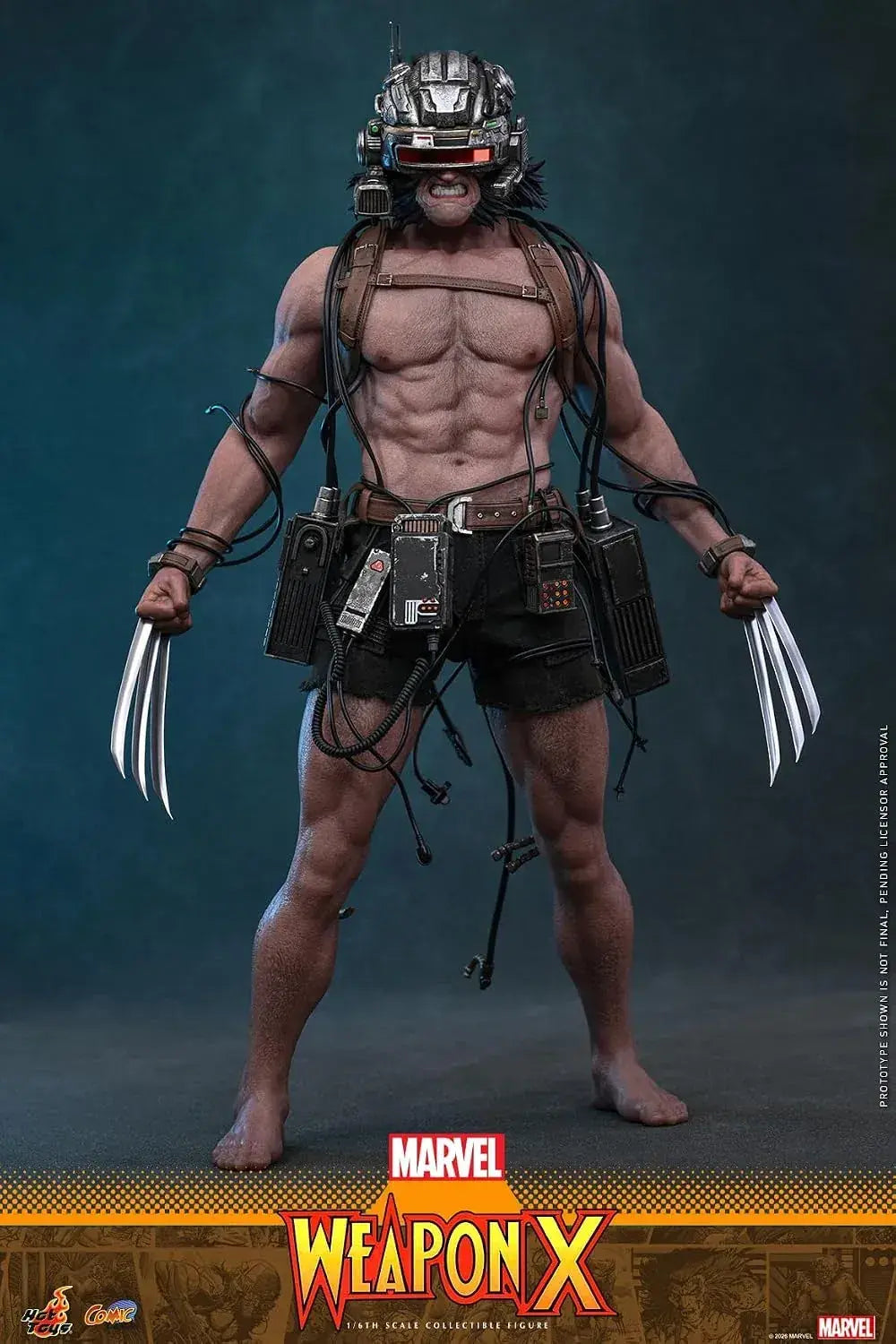 Hot Toys Marvel Weapon X Masterpiece Articulated 1/6 Scale Figure