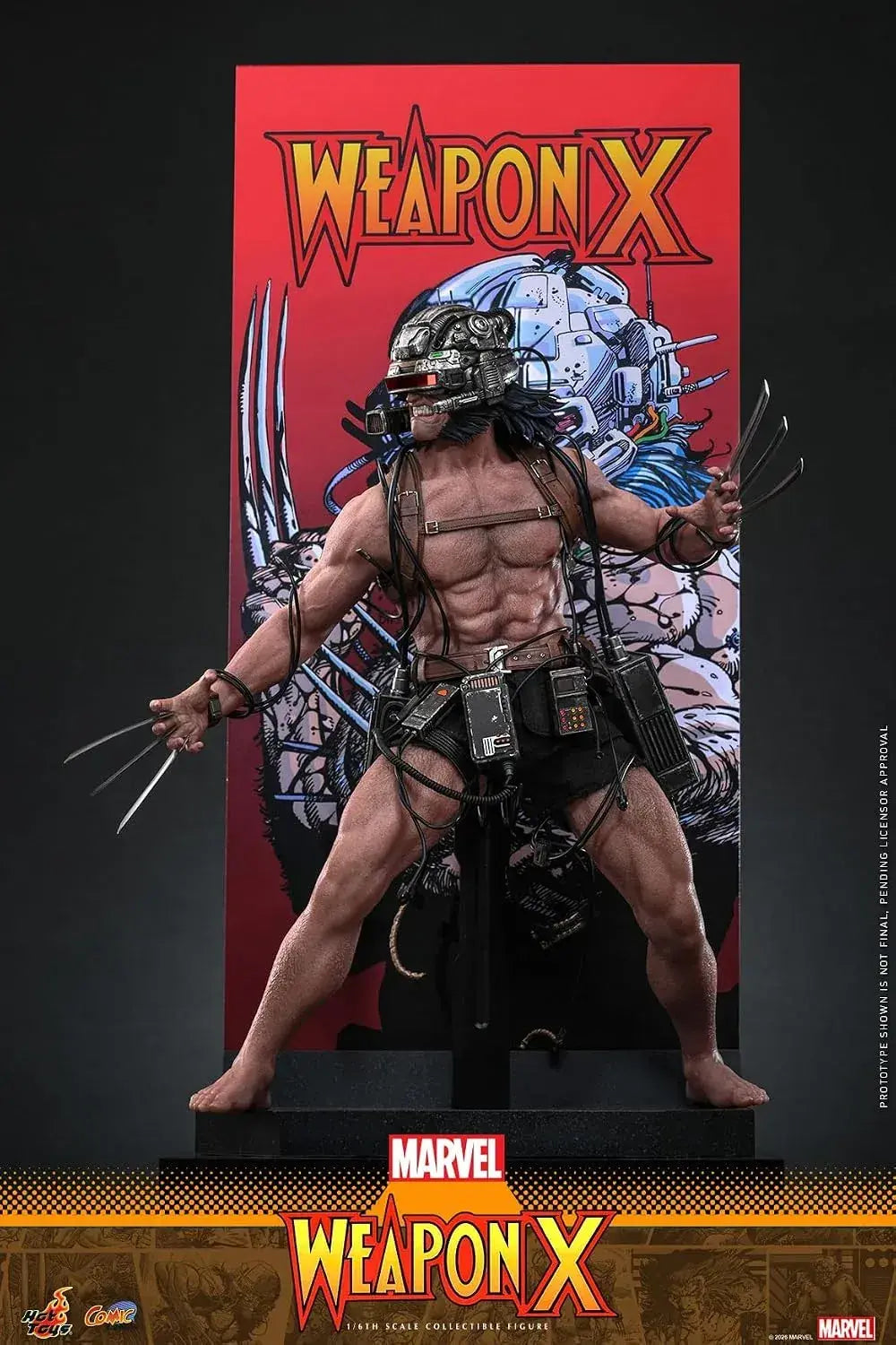 Hot Toys Marvel Weapon X Masterpiece Articulated 1/6 Scale Figure