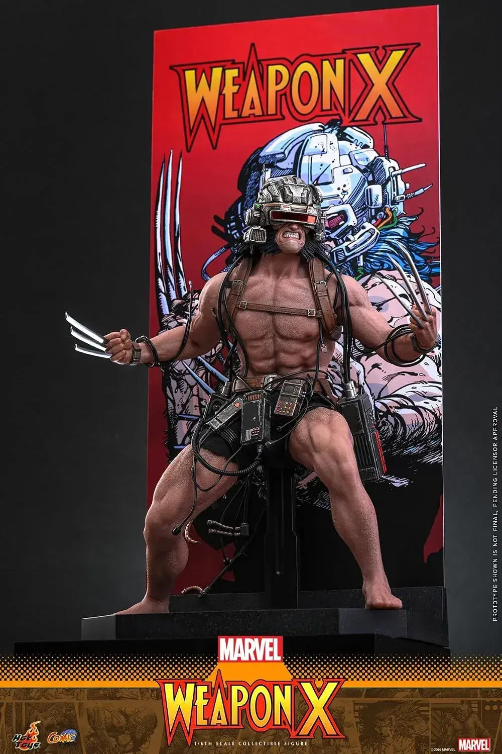 Hot Toys Marvel Weapon X Masterpiece Articulated 1/6 Scale Figure