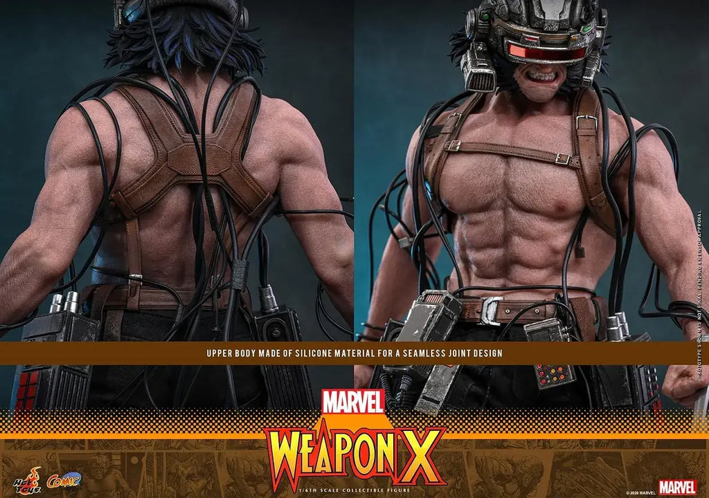 Hot Toys Marvel Weapon X Masterpiece Articulated 1/6 Scale Figure