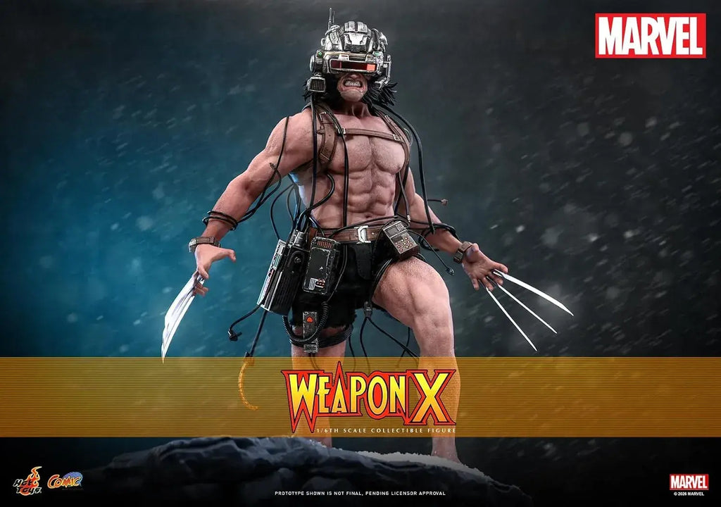 Hot Toys Marvel Weapon X Masterpiece Articulated 1/6 Scale Figure