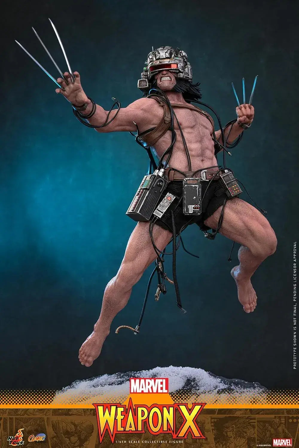 Hot Toys Marvel Weapon X Masterpiece Articulated 1/6 Scale Figure