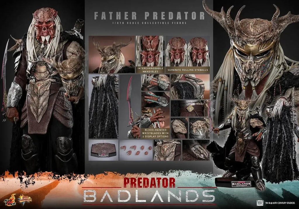 Hot Toys Movie Masterpiece Predator Badland Neol 1:6 Scale Figure