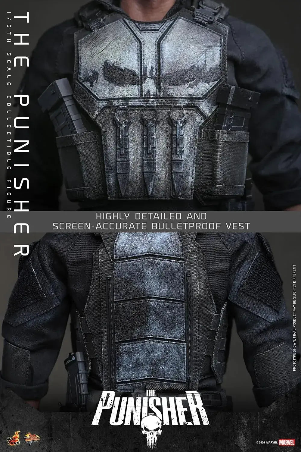 Hot Toys Punisher 1/6 Scale Figure - Highly Detailed Collectible