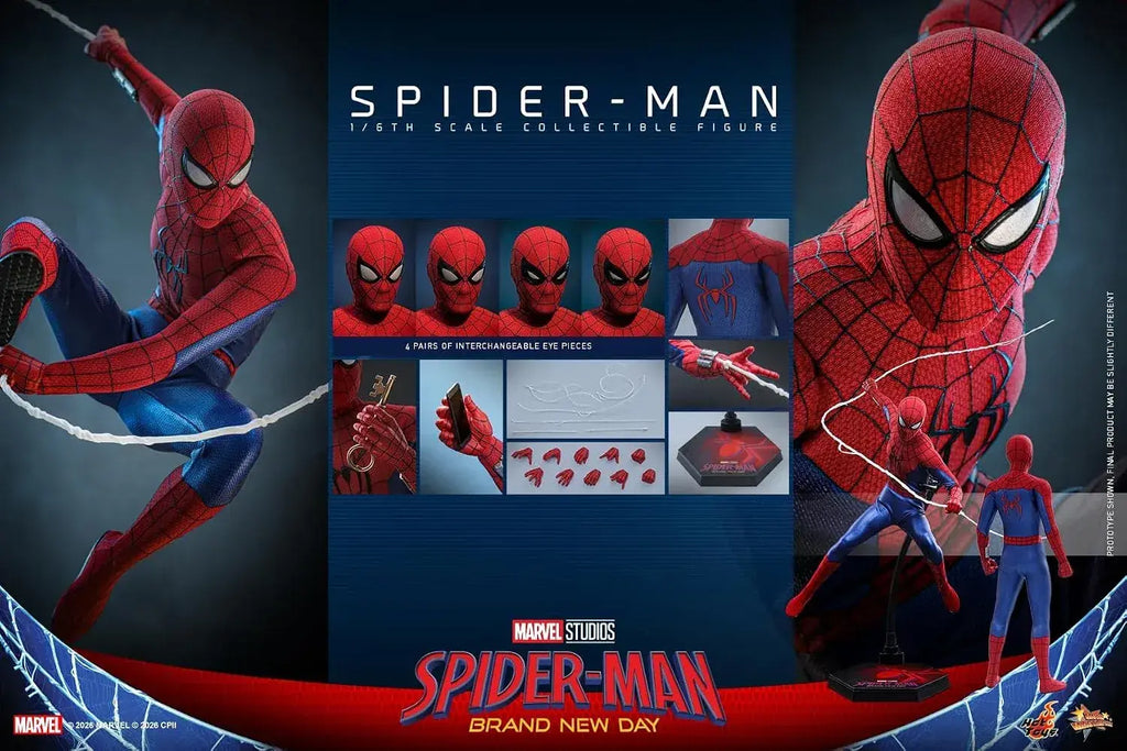 Hot Toys Spider-Man Brand New Day 1/6 Scale Action Figure