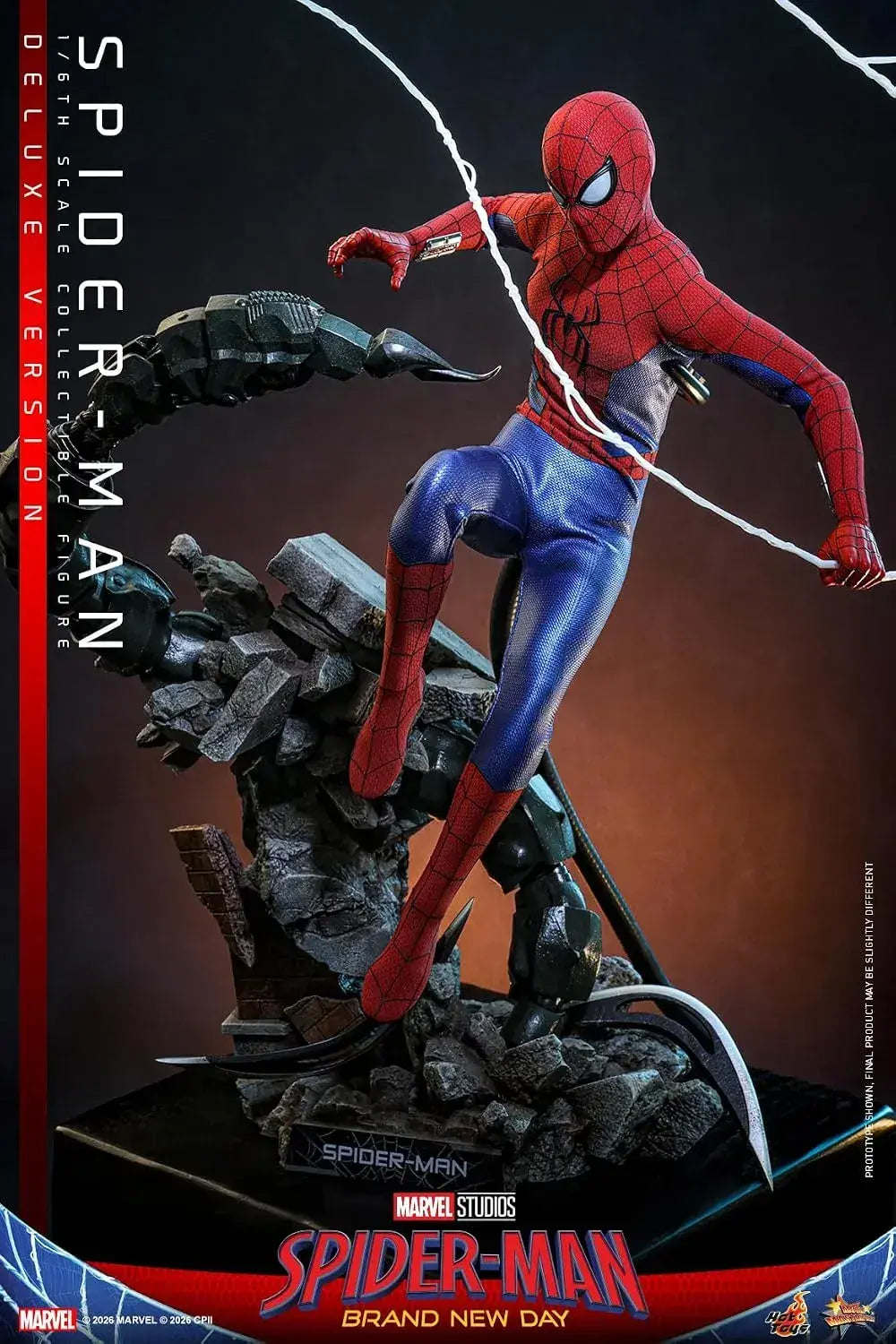 Hot Toys Spider-Man Brand New Day Deluxe 1/6 Scale Action Figure
