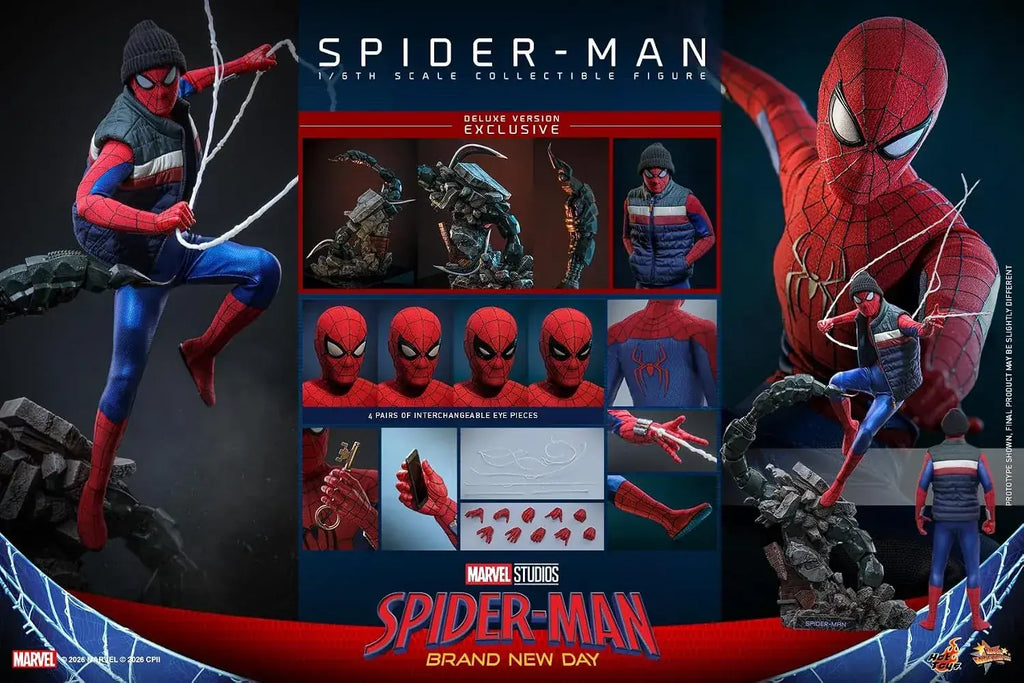 Hot Toys Spider-Man Brand New Day Deluxe 1/6 Scale Action Figure