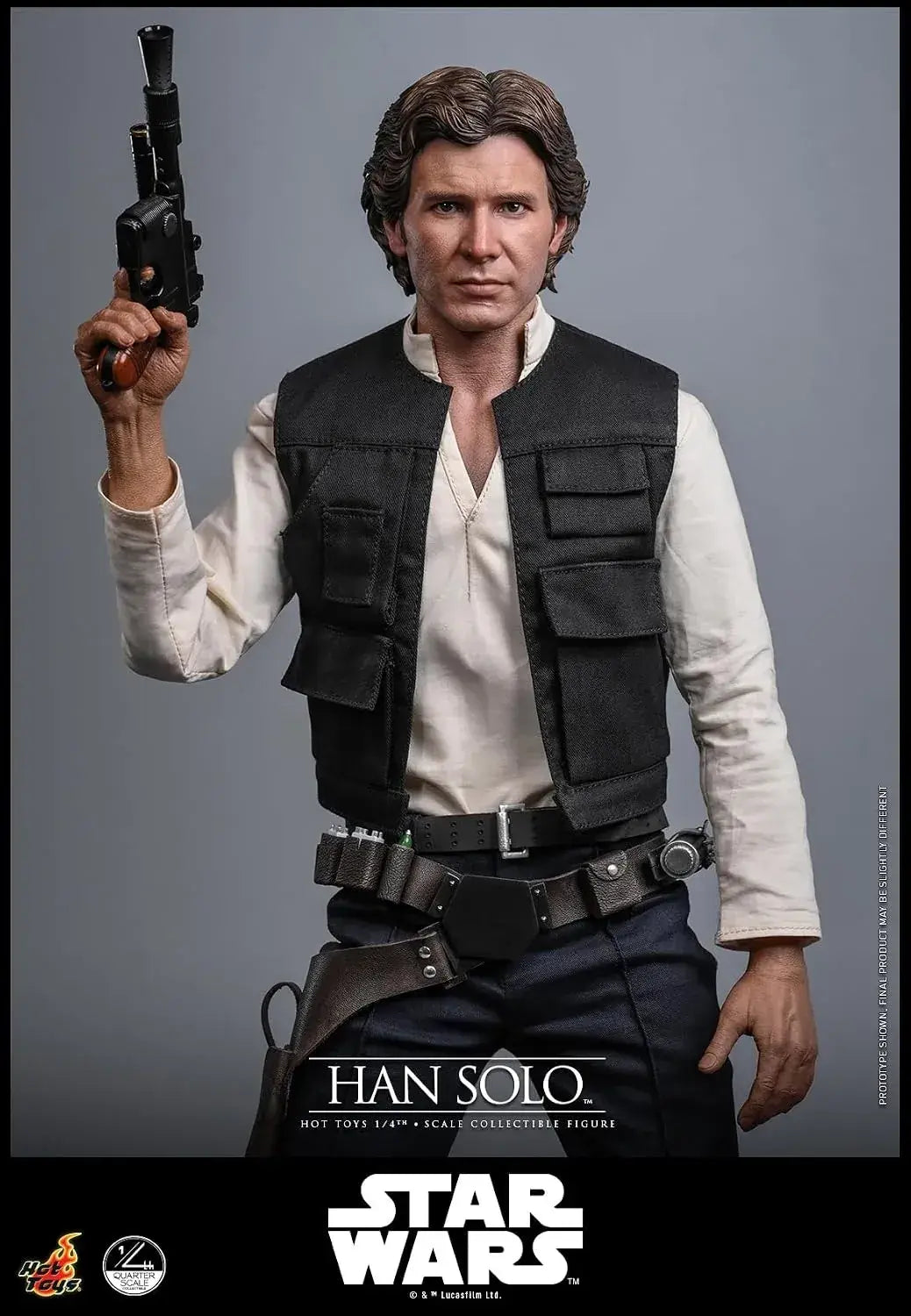 Hot Toys Star Wars Han Solo 1/4 Scale Figure Stability Display 46cm
