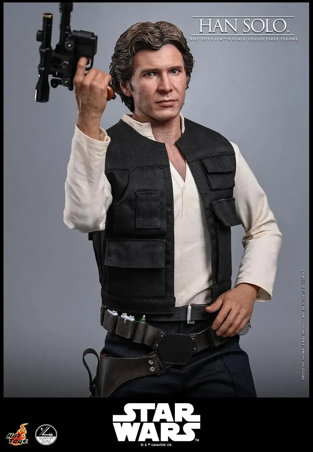 Hot Toys Star Wars Han Solo 1/4 Scale Figure Stability Display 46cm