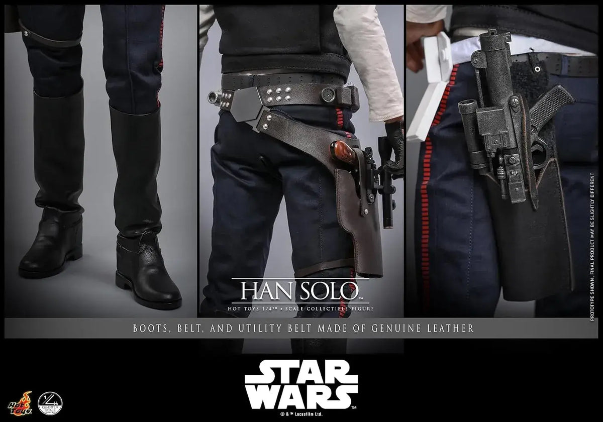 Hot Toys Star Wars Han Solo 1/4 Scale Figure Stability Display 46cm