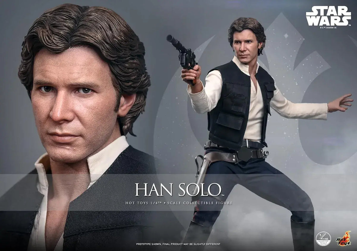 Hot Toys Star Wars Han Solo 1/4 Scale Figure Stability Display 46cm