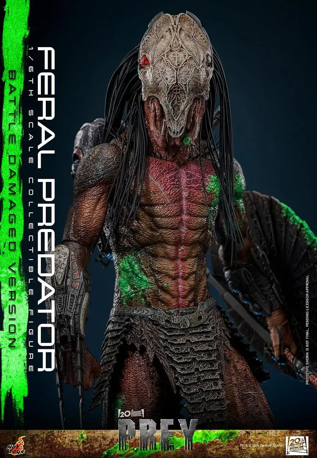 Hot Toys The Play Fieral Predator Battle-Damaged 1/6 Figure