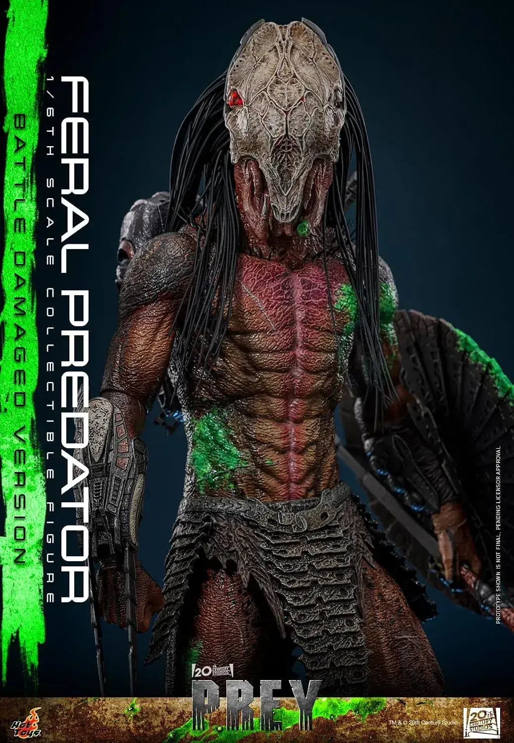 Hot Toys The Play Fieral Predator Battle-Damaged 1/6 Figure