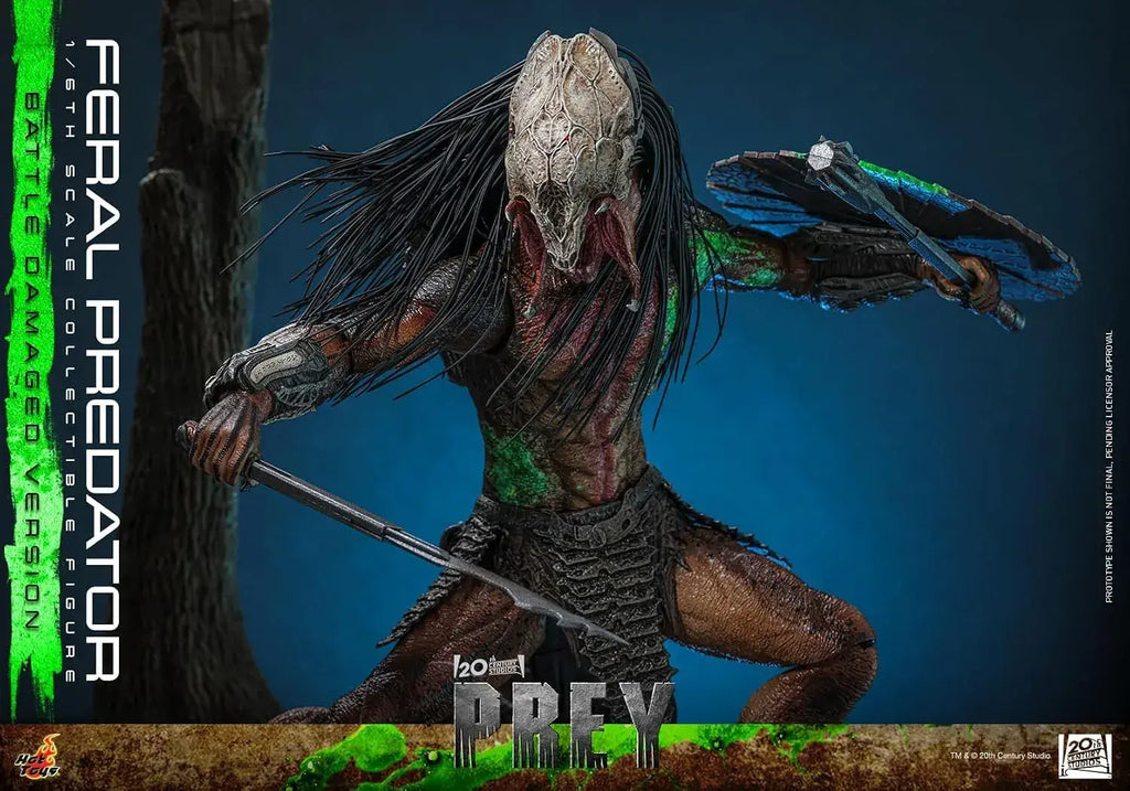 Hot Toys The Play Fieral Predator Battle-Damaged 1/6 Figure