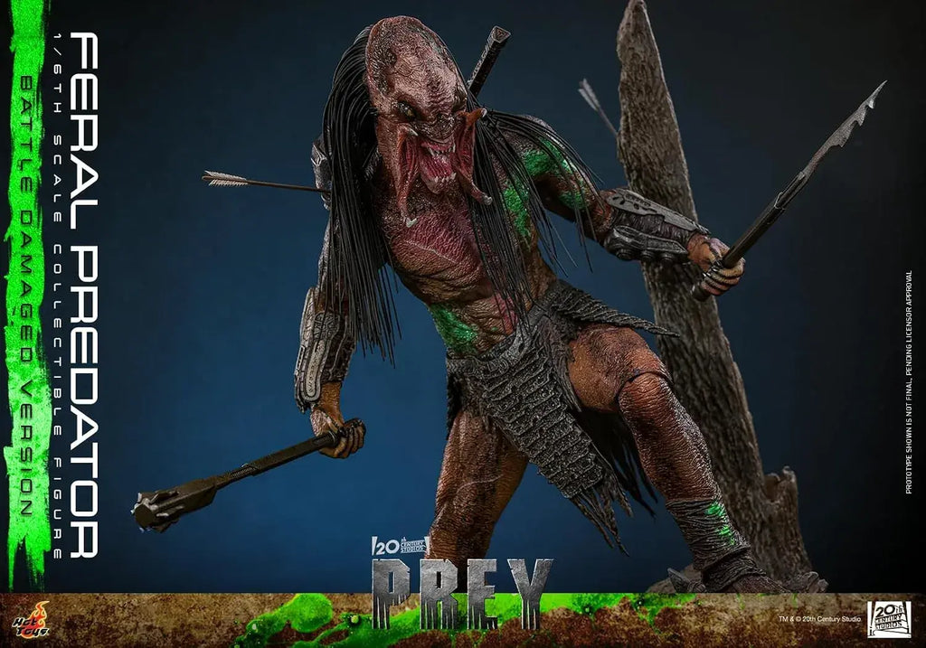 Hot Toys The Play Fieral Predator Battle-Damaged 1/6 Figure