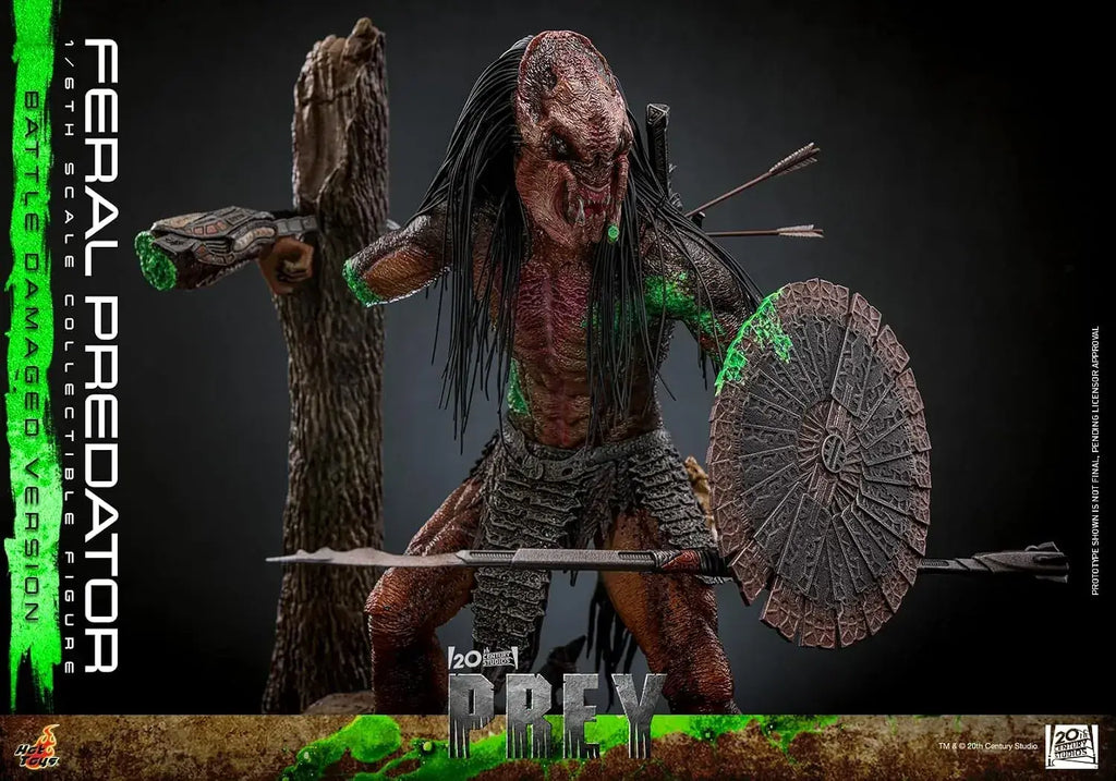 Hot Toys The Play Fieral Predator Battle-Damaged 1/6 Figure