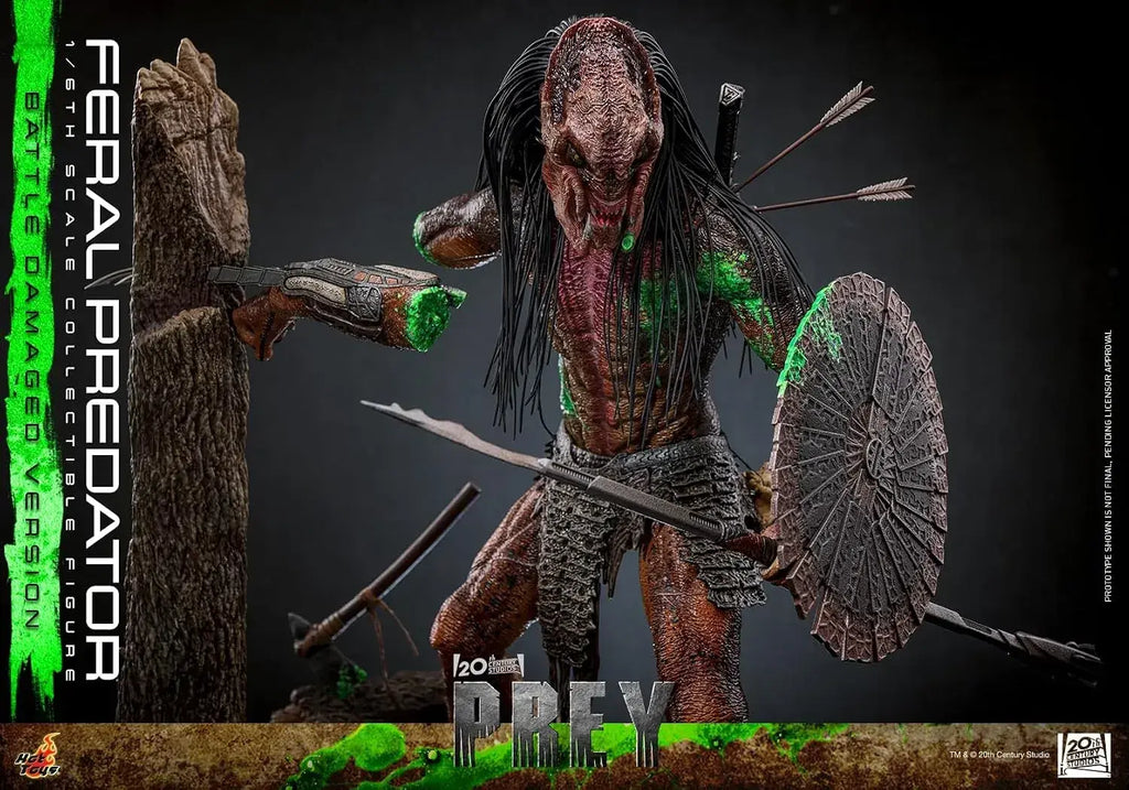 Hot Toys The Play Fieral Predator Battle-Damaged 1/6 Figure