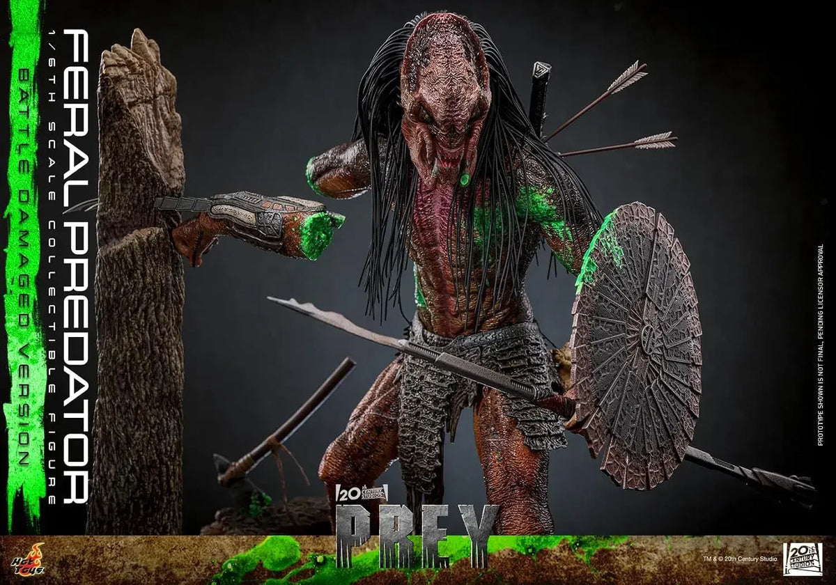 Hot Toys The Play Fieral Predator Battle-Damaged 1/6 Figure
