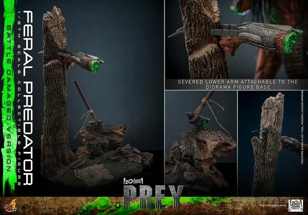 Hot Toys The Play Fieral Predator Battle-Damaged 1/6 Figure