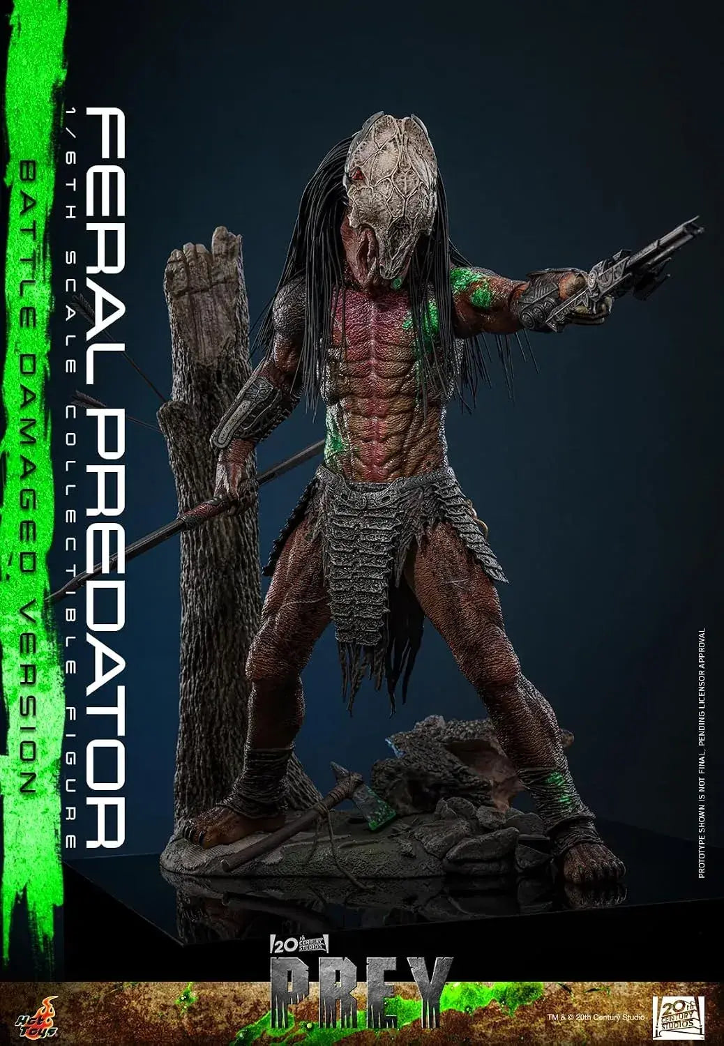 Hot Toys The Play Fieral Predator Battle-Damaged 1/6 Figure