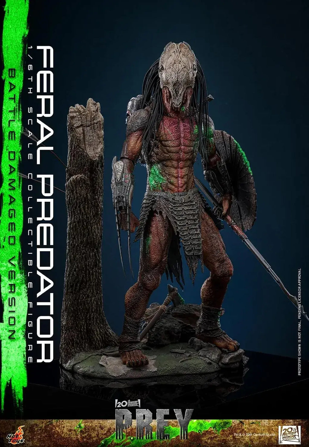 Hot Toys The Play Fieral Predator Battle-Damaged 1/6 Figure