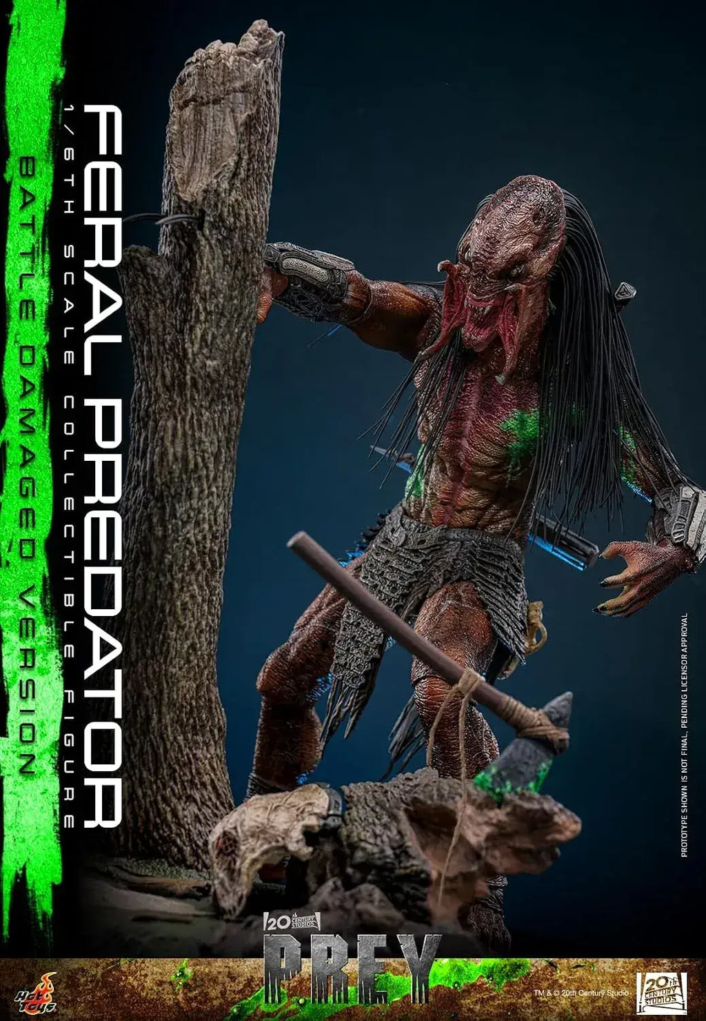 Hot Toys The Play Fieral Predator Battle-Damaged 1/6 Figure