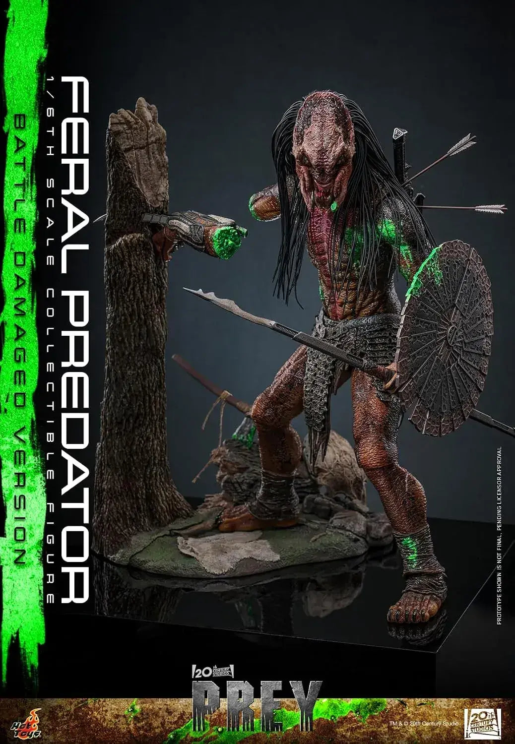 Hot Toys The Play Fieral Predator Battle-Damaged 1/6 Figure