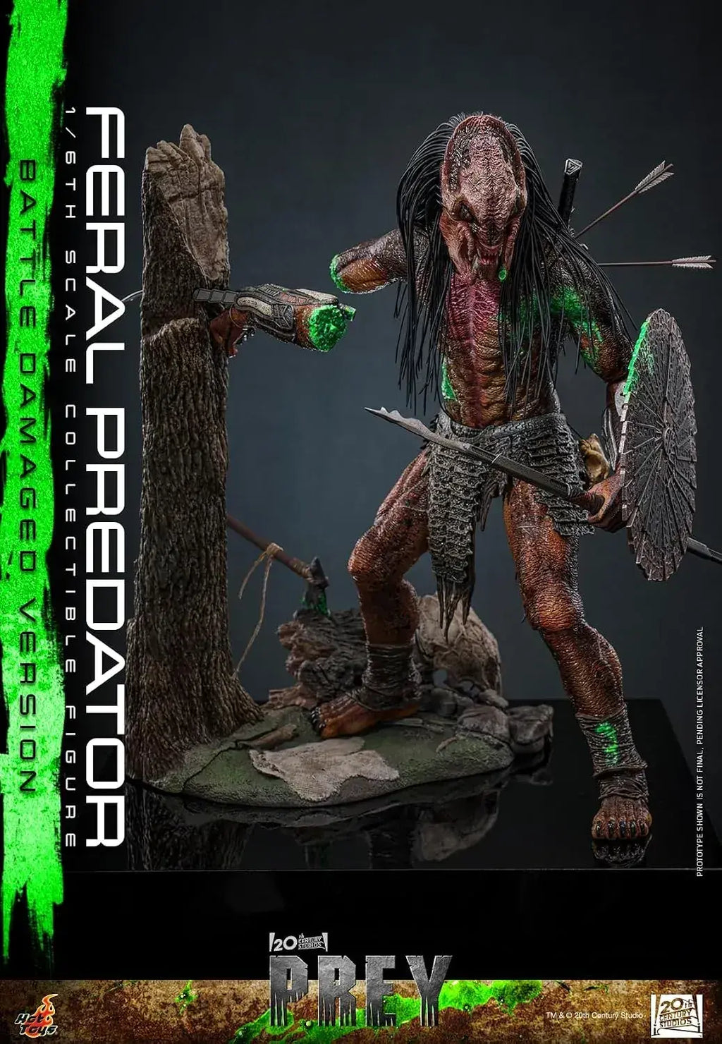 Hot Toys The Play Fieral Predator Battle-Damaged 1/6 Figure