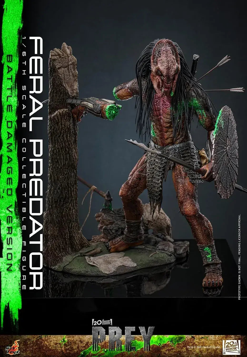 Hot Toys The Play Fieral Predator Battle-Damaged 1/6 Figure
