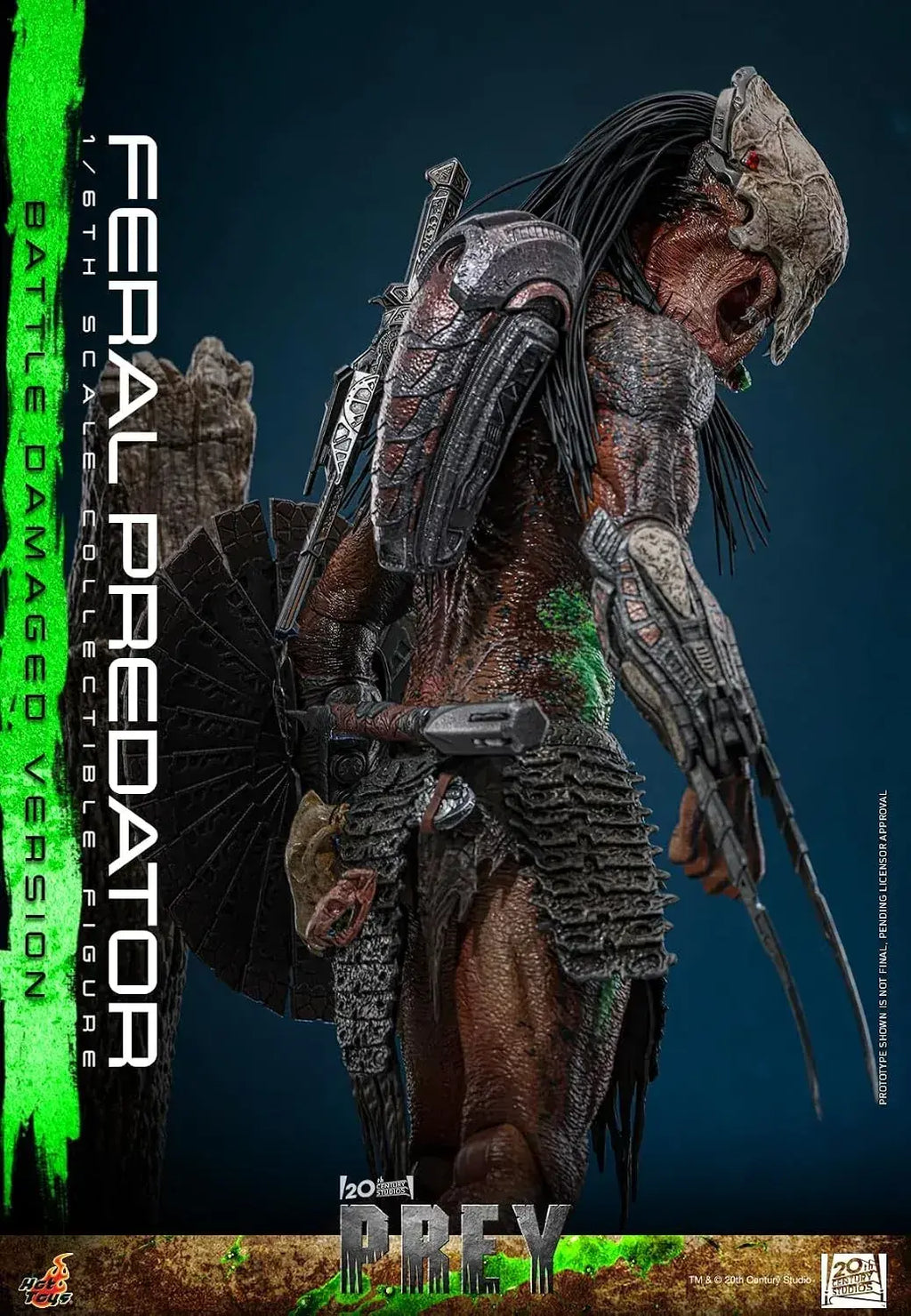 Hot Toys The Play Fieral Predator Battle-Damaged 1/6 Figure