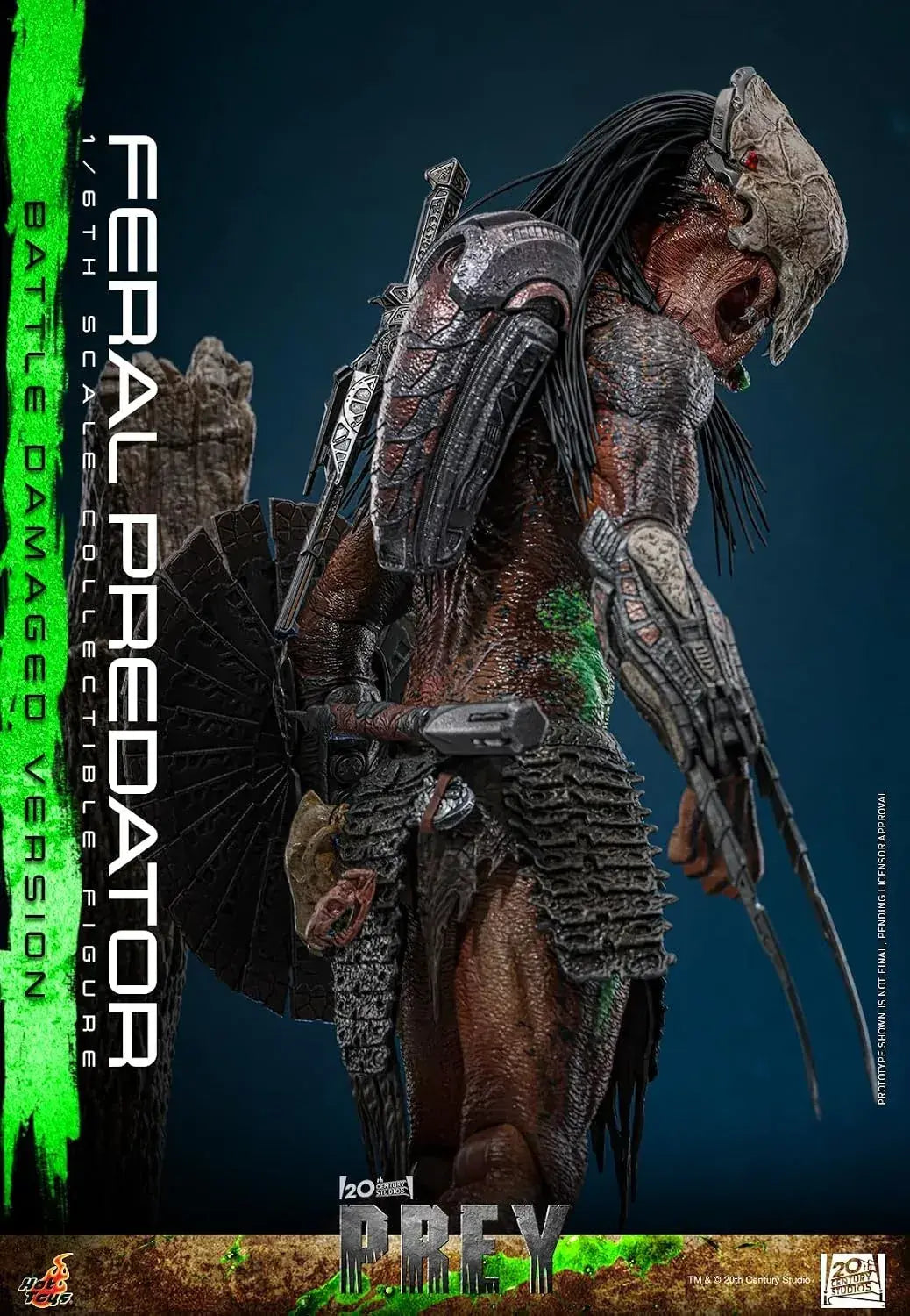 Hot Toys The Play Fieral Predator Battle-Damaged 1/6 Figure