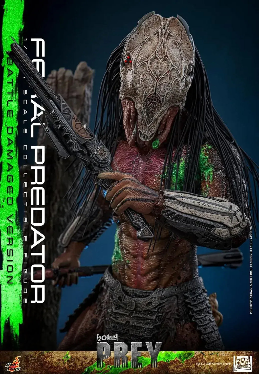 Hot Toys The Play Fieral Predator Battle-Damaged 1/6 Figure