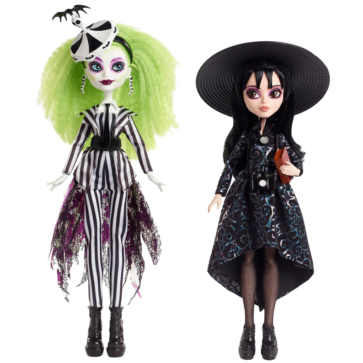 Beetlejuice & Lydia Deetz Monster High Skullector Doll 2-Pack