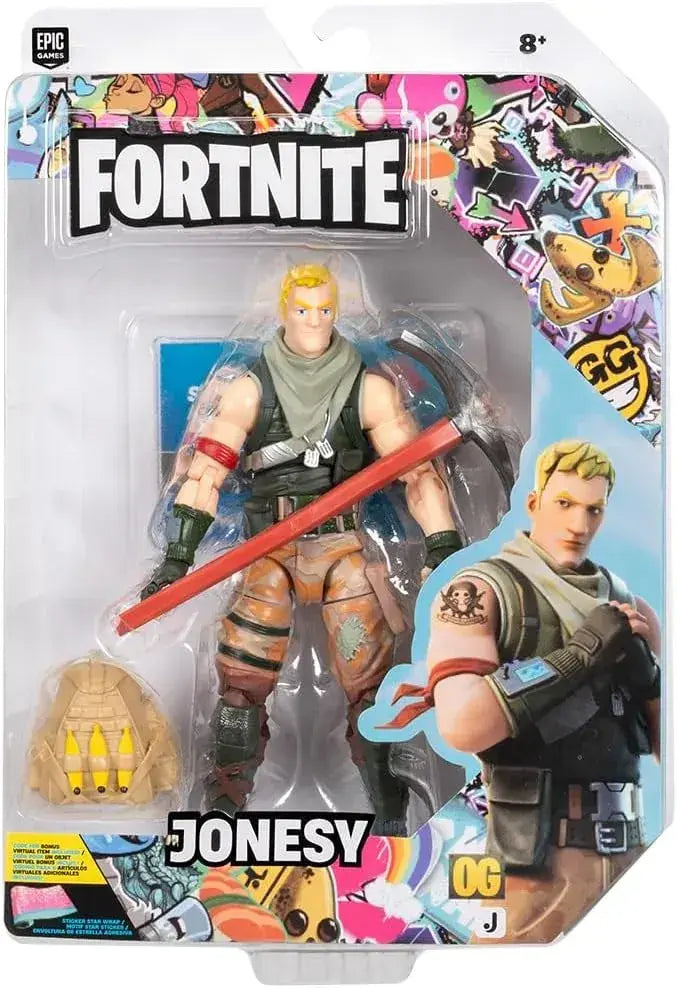 Jazwares Fortnite Legendary Jonesy The First Action Figure 6-Inch