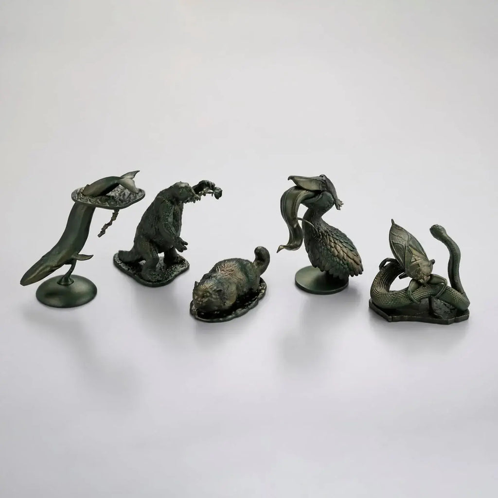 Kaiyodo Kochi Darwin Creatures Miniature Figure Set, 10 Pieces